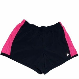 Head Women’s Athletic Shorts Size Large Black and Pink